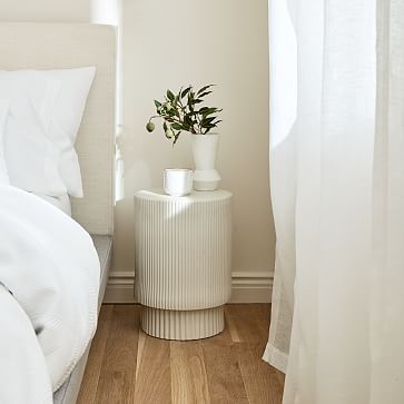 Fluted Side Table from West Elm