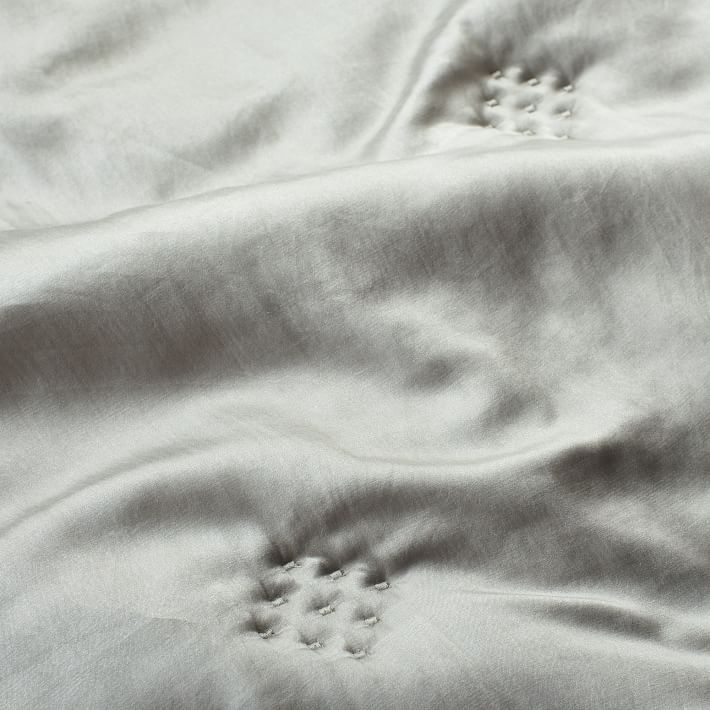 Washed Silk Quilt & Shams West Elm