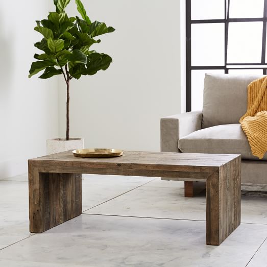 Emmerson Reclaimed Wood Coffee Table Stone Gray - Native Coffee Table Sketch Emmerson Reclaimed Wood Coffee Table Stone Gray - Native Coffee Table Sketch