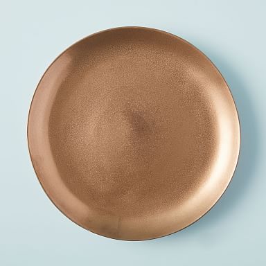 反应釉石器餐盘，青铜