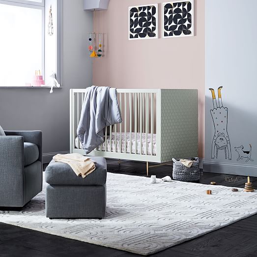 west elm x pbk audrey convertible crib