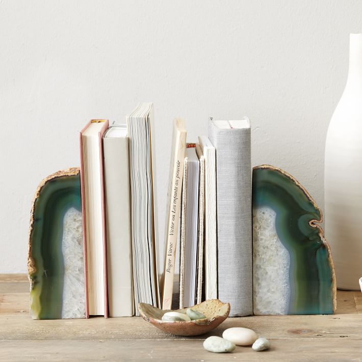 Agate Bookends, Decorative Accents
