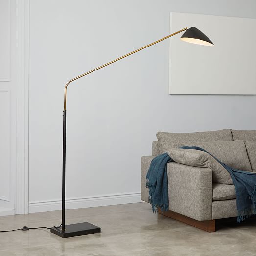 Overarching Curvilinear Mid Century Floor Lamp Overarching Curvilinear Mid Century