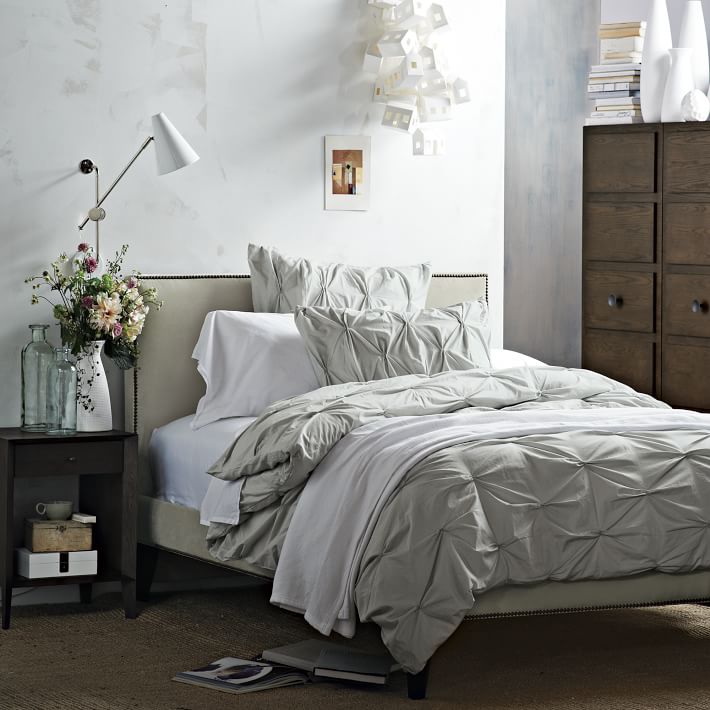 Organic Plissé Bed Blanket West Elm