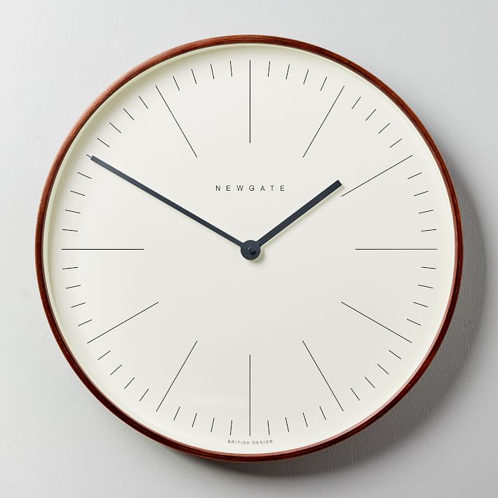 Mr Clarke Wood Cased Wall Clock Large White - Large Photo Wall Clock Mr Clarke Wood Cased Wall Clock Large White - Large Photo Wall Clock