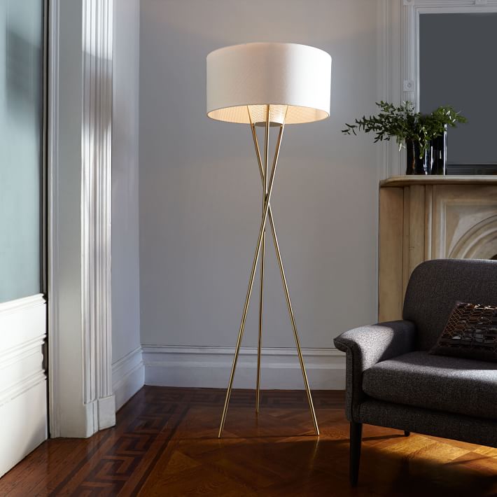 Mid Century Tripod Floor Lamp Mid Century Tripod Floor Lamp