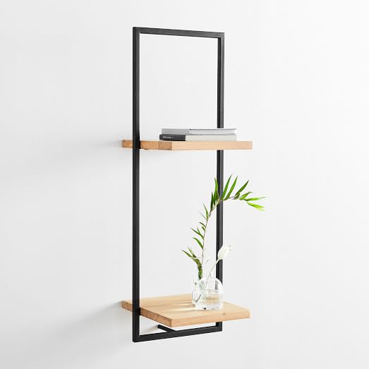 tall metal shelf