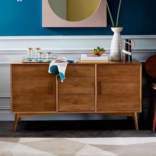 Mid Century Buffet Table Acorn