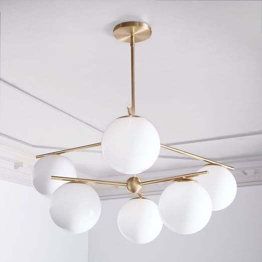 6 light ceiling light