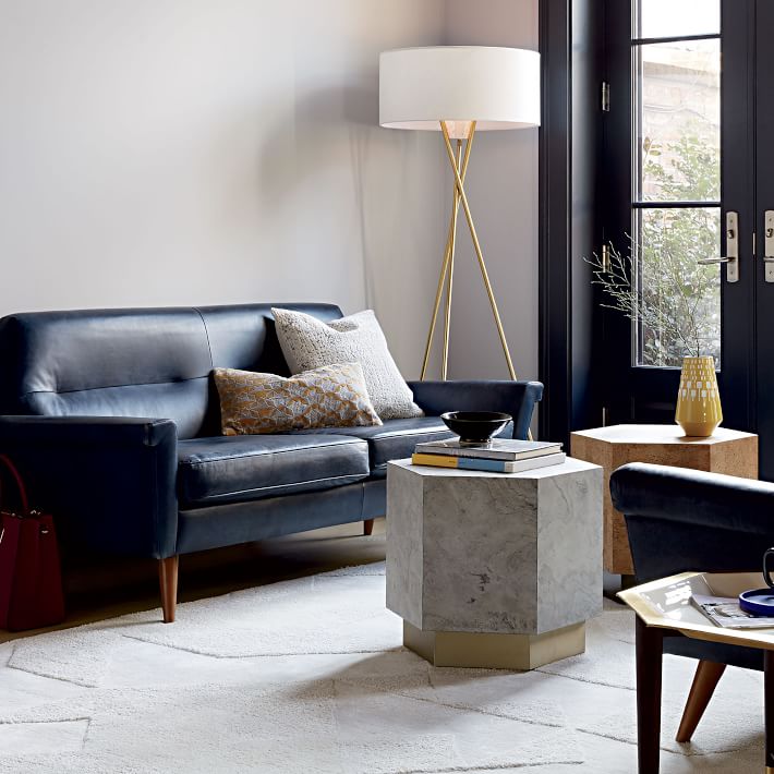 Denmark Leather Sofa West Elm