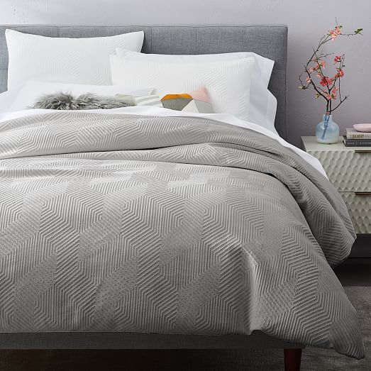 Modern Geo Duvet Cover Shams - Pink Grey And Gold Geo Bedding Modern Geo Duvet Cover Shams - Pink Grey And Gold Geo Bedding