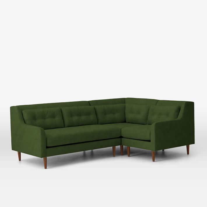 Crosby Mid-Century 3-Piece Sectional | West Elm