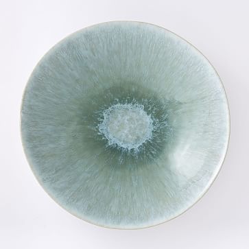 Reactive Glaze 13 Salad Serve Bowl - Dusty Mint