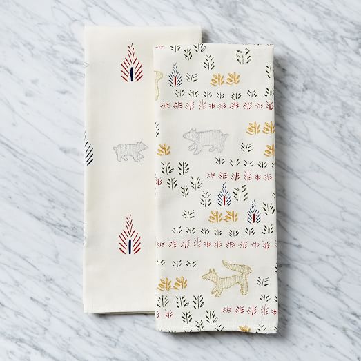 winter tea towels