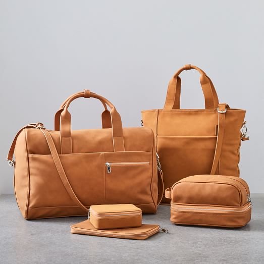 vegan leather travel bags