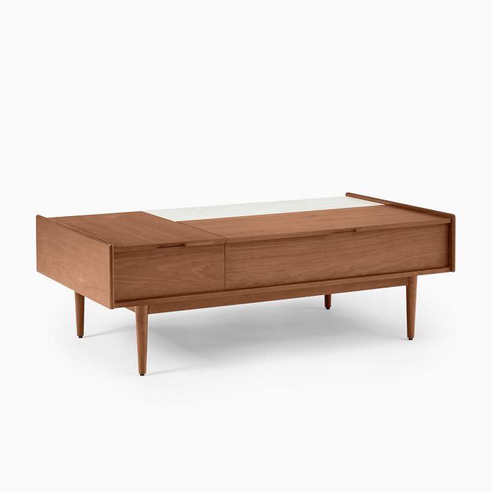 Mid-Century Pop-Up Storage Coffee Table | West Elm