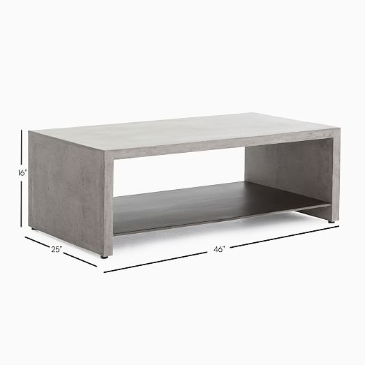 Industrial Concrete Coffee Table