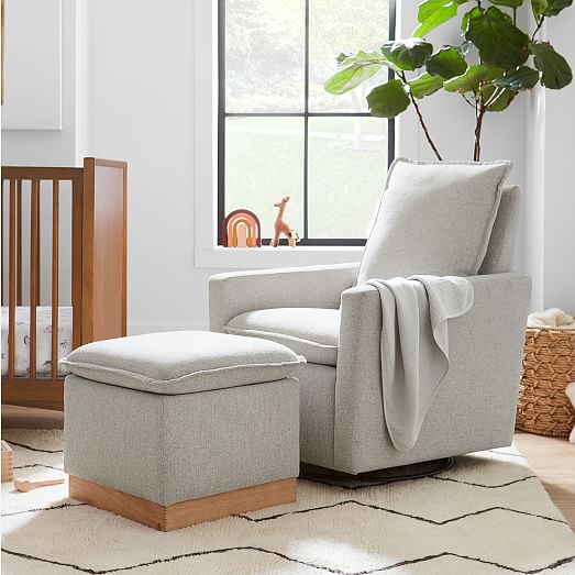 paxton glider and ottoman set