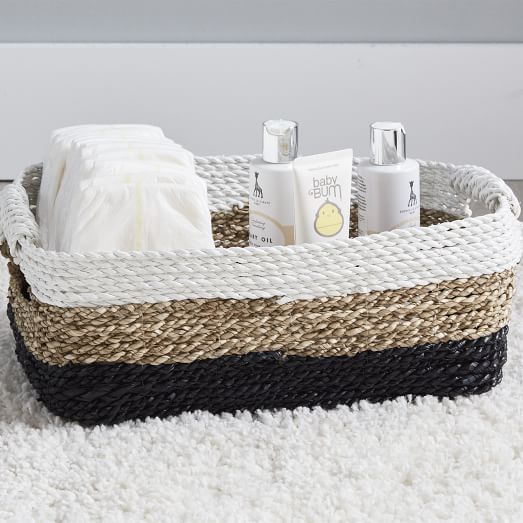 diaper basket storage