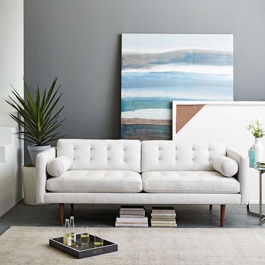 Monroe Mid Century Leather Sofa - Pictures Of Living Rooms With White Leather Sofas Monroe Mid Century Leather Sofa - Pictures Of Living Rooms With White Leather Sofas