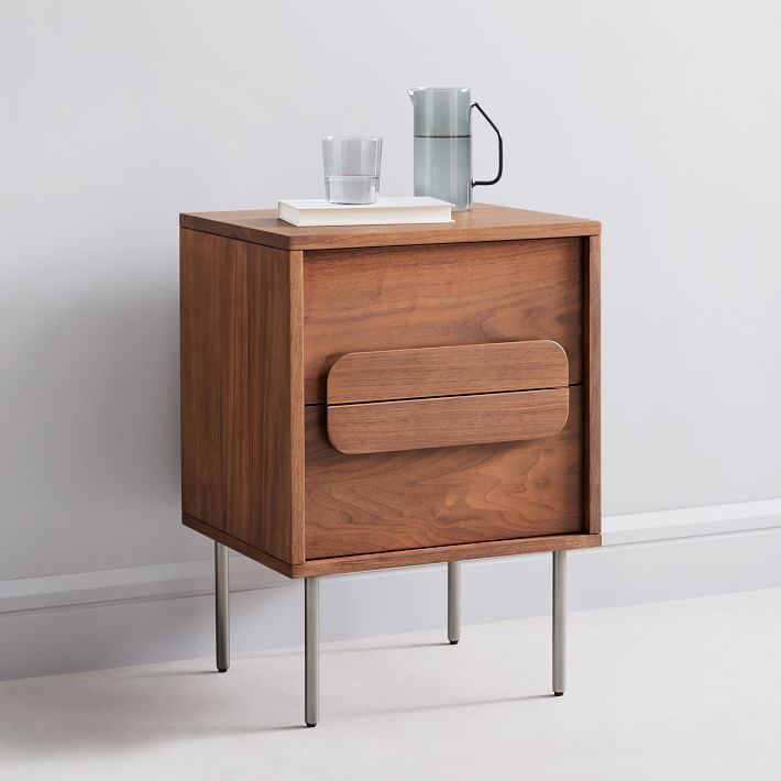 Gemini Nightstand Walnut