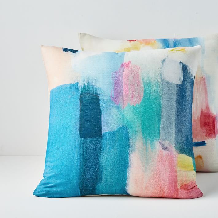Modern Watercolor Pillow Covers