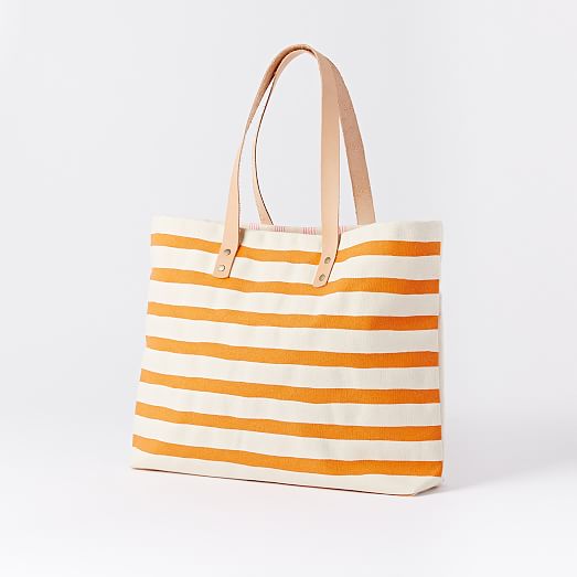 preppy beach tote