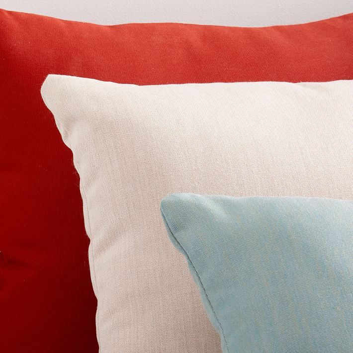 Sunbrella Indoor/Outdoor Canvas Pillows West Elm