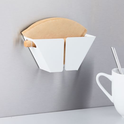 Magnetic Coffee Filter Holder Kitchen Storage Solutions