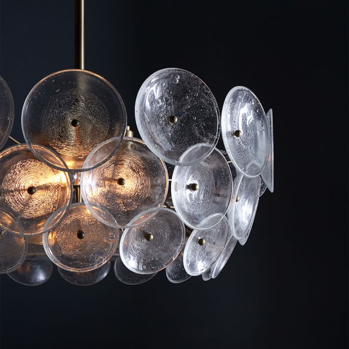 Glass Disk Chandelier | West Elm