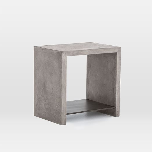 Industrial Concrete Side Table