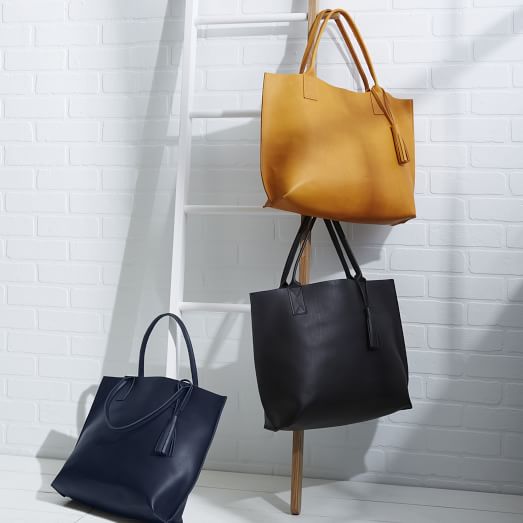 everyday leather tote