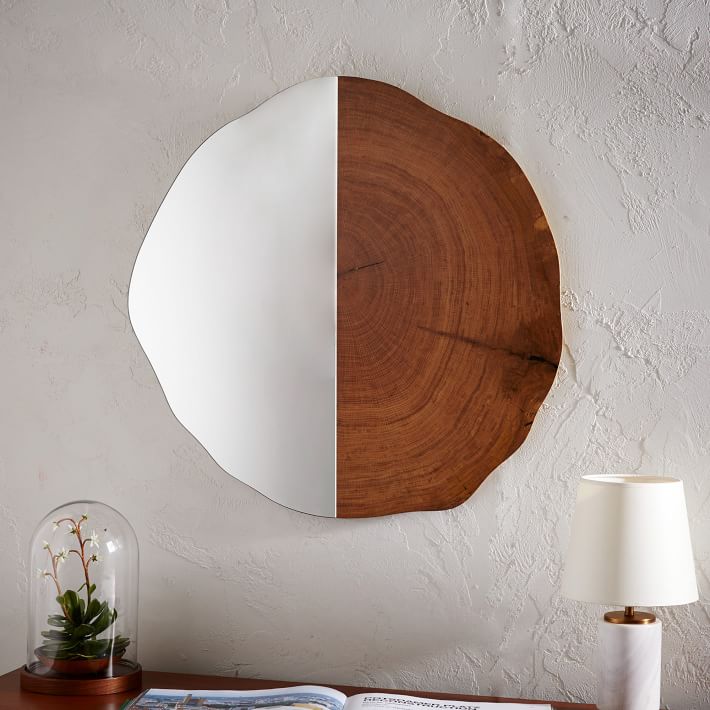 Tree Ring Wall Mirror