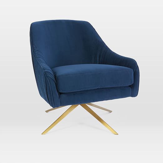 Featured image of post Blue Velvet Oversized Chair : Blue velvet back chairs side chair dining chairs with solid wood feet (set of 4).