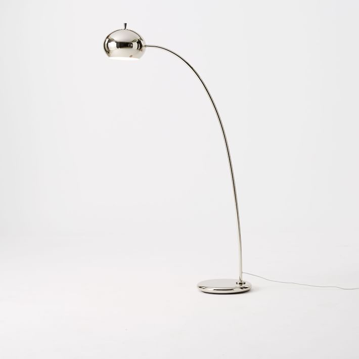 Petite Arc Metal Floor Lamp West Elm