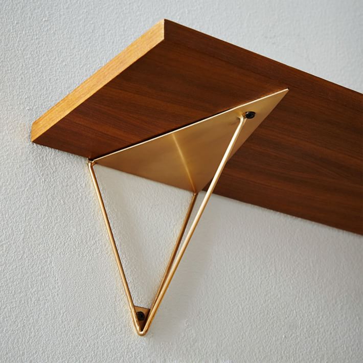 Mid-Century Shelving + Prism Bracket Set | West Elm