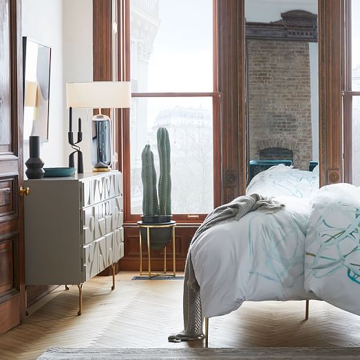 ellipse glass table lamp