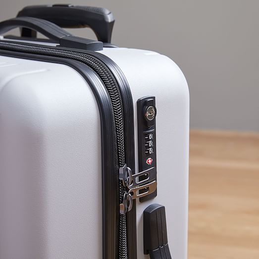 sky blue away suitcase