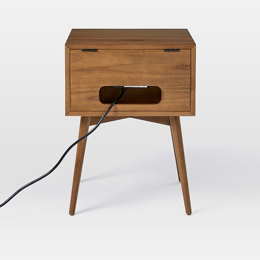 Mid Century Nightstand Acorn