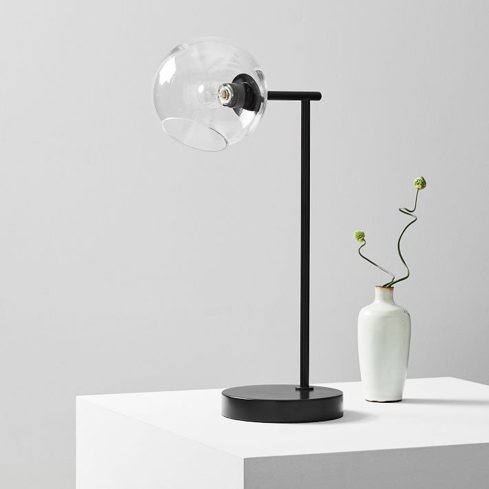 bronze glass table lamp
