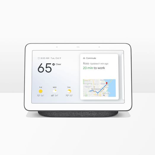 charcoal google home hub