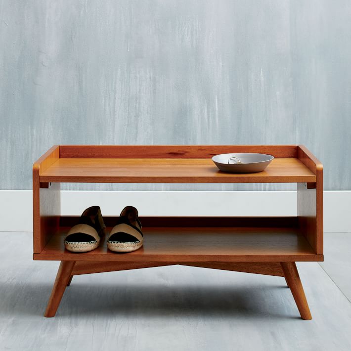 Featured image of post Mid Century Modern Shoe Storage Bench / 46.5w x 16.25d x 23.4h.