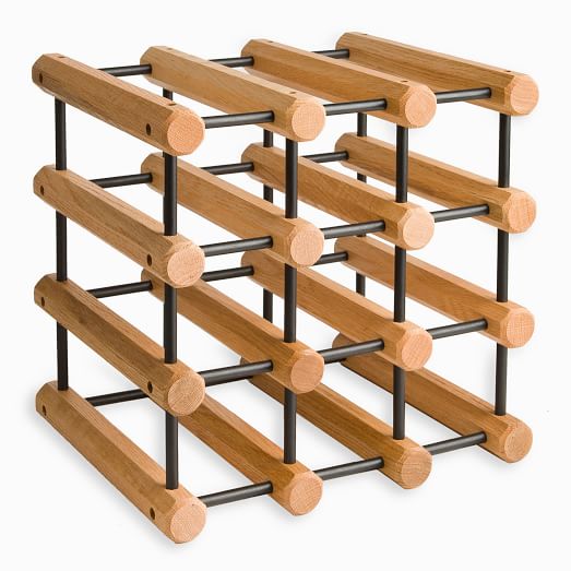 Modular Wooden Wine Rack Kitchen Storage Solutions