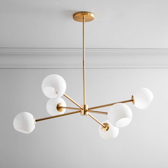 Staggered Glass 6 Light Chandelier Milk - Milk Glass Chandelier Covers Staggered Glass 6 Light Chandelier Milk - Milk Glass Chandelier Covers