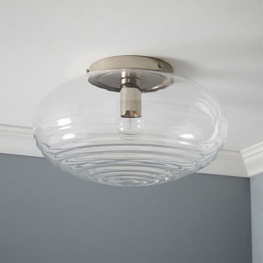 Ripple Glass Flush Mount Lighting