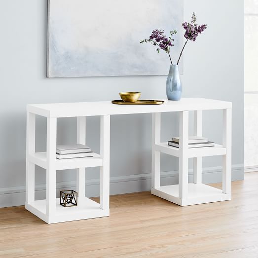 Parsons Open Shelves Desk