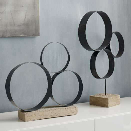 decorative metal rings