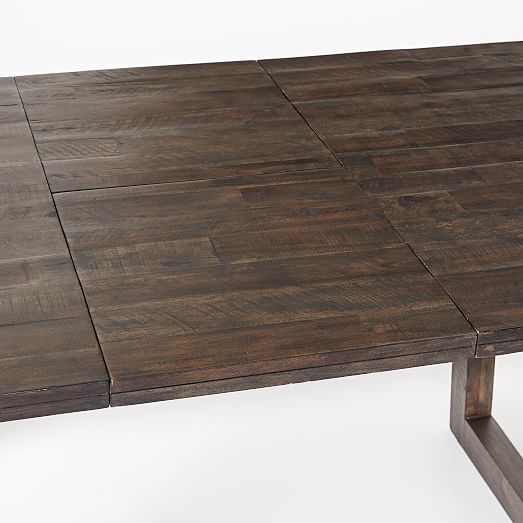 Logan Industrial Expandable Dining Table Smoked Brown - West Elm Logan Industrial Coffee Table Logan Industrial Expandable Dining Table Smoked Brown - West Elm Logan Industrial Coffee Table