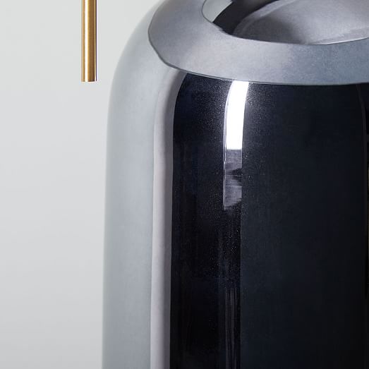 ellipse glass table lamp