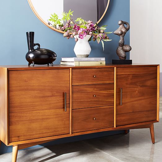 Mid Century Buffet Table Acorn